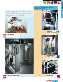 Librairie des catalogues Richelieu - Solutions - Systèmes de rangement et accessoires de cuisine
 - page 29
