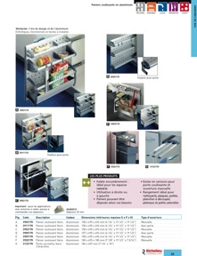 Librairie des catalogues Richelieu - Solutions - Systèmes de rangement et accessoires de cuisine
 - page 35