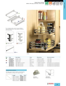 Librería de catálogos Richelieu - Solutions - Kitchen Accessories and Storage Systems
 - página 39