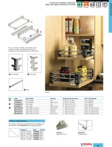Librairie des catalogues Richelieu - Solutions - Systèmes de rangement et accessoires de cuisine
 - page 39