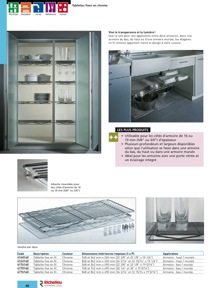Librairie des catalogues Richelieu - Solutions - Systèmes de rangement et accessoires de cuisine
 - page 40