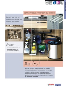 Librairie des catalogues Richelieu - Solutions - Systèmes de rangement et accessoires de cuisine
 - page 41