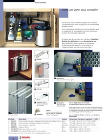 Librairie des catalogues Richelieu - Solutions - Systèmes de rangement et accessoires de cuisine
 - page 42