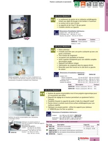 Librairie des catalogues Richelieu - Solutions - Systèmes de rangement et accessoires de cuisine
 - page 45