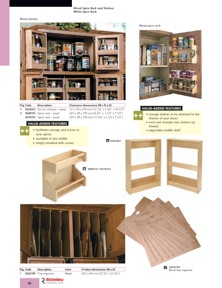 Richelieu Catalog Library - Solutions - Kitchen Accessories and Storage Systems
 - page 46