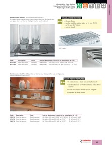 Richelieu Catalog Library - Solutions - Kitchen Accessories and Storage Systems
 - page 49