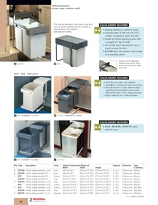 Richelieu Catalog Library - Solutions - Kitchen Accessories and Storage Systems
 - page 56