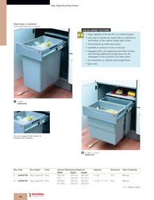 Librería de catálogos Richelieu - Solutions - Kitchen Accessories and Storage Systems
 - página 58