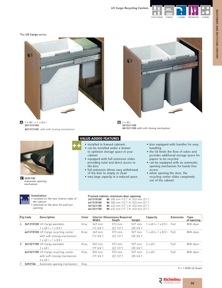 Richelieu Catalog Library - Solutions - Kitchen Accessories and Storage Systems
 - page 59