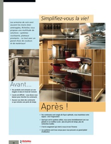 Librairie des catalogues Richelieu - Solutions - Systèmes de rangement et accessoires de cuisine
 - page 66