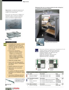 Librairie des catalogues Richelieu - Solutions - Systèmes de rangement et accessoires de cuisine
 - page 68