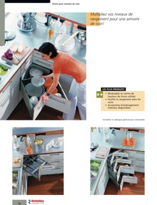 Librairie des catalogues Richelieu - Solutions - Systèmes de rangement et accessoires de cuisine
 - page 72