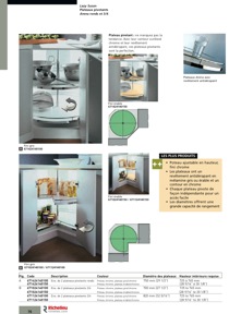 Librairie des catalogues Richelieu - Solutions - Systèmes de rangement et accessoires de cuisine
 - page 76
