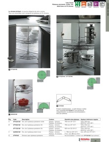 Librairie des catalogues Richelieu - Solutions - Systèmes de rangement et accessoires de cuisine
 - page 77