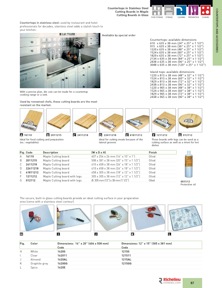 Richelieu Catalog Library - Solutions - Kitchen Accessories and Storage Systems
 - page 87