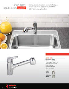 Richelieu Catalog Library - Blanco - Kitchen Sinks and Faucets
 - page 14