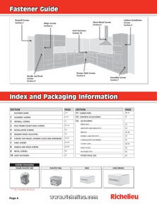 Richelieu Catalog Library - Fastener Guide
 - page 2
