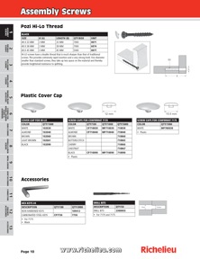 Richelieu Catalog Library - Fastener Guide
 - page 8