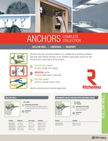 Richelieu Catalog Library - Anchors Complete Collection
 - page 1