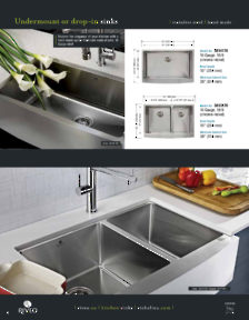 Richelieu Catalog Library - Riveo - Kitchen Sinks and Faucets
 - page 4