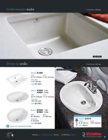 Richelieu Catalog Library - Riveo - Kitchen Sinks and Faucets
 - page 13