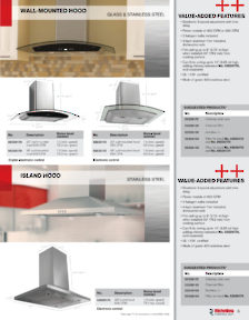 Richelieu Catalog Library - Range Hoods - Stainless Steel, Wood, Accessories
 - page 5