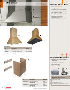 Richelieu Catalog Library - Range Hoods - Stainless Steel, Wood, Accessories
 - page 8