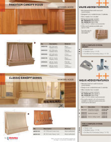 Richelieu Catalog Library - Range Hoods - Stainless Steel, Wood, Accessories
 - page 12