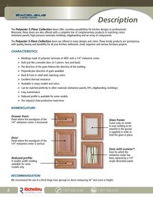Richelieu Catalog Library - Excelsius Cabinet Doors - USA
 - page 2