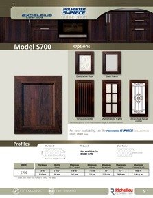 Richelieu Catalog Library - Excelsius Cabinet Doors - USA
 - page 9