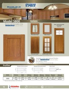 Richelieu Catalog Library - Excelsius Cabinet Doors - USA
 - page 10