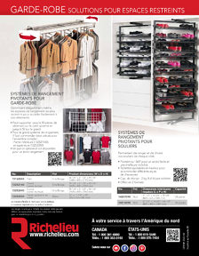 Librairie des catalogues Richelieu - Panasonic - Solutions novatrices : rangement et organisation 
 - page 4