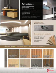 Richelieu Catalog Library - Textured Veneer Sheets
 - page 3