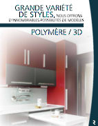 Polymère / 3D - Portes d'armoires sur mesure
