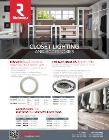 Richelieu Catalog Library - Closet lighting and accessories
 - page 1
