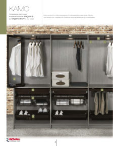 Richelieu Catalog Library - Closet Solutions
 - page 6