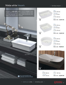 Richelieu Catalog Library - RIVEO - Bathroom Washbasin and faucets
 - page 3