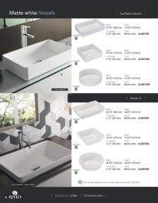 Richelieu Catalog Library - RIVEO - Bathroom Washbasin and faucets
 - page 4