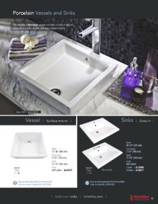 Richelieu Catalog Library - RIVEO - Bathroom Washbasin and faucets
 - page 5