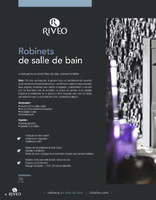 Librairie des catalogues Richelieu - RIVEO - Lavabos et robinets pour Salle de bain
 - page 8