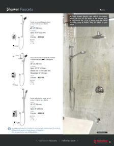 Richelieu Catalog Library - RIVEO - Bathroom Washbasin and faucets
 - page 11