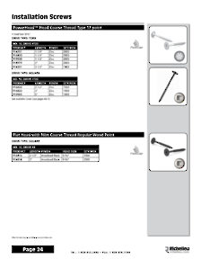 Richelieu Catalog Library - Screws and Fasteners
 - page 24