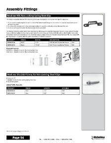 Richelieu Catalog Library - Screws and Fasteners
 - page 54