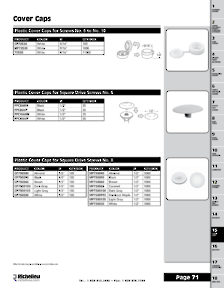 Richelieu Catalog Library - Screws and Fasteners
 - page 71