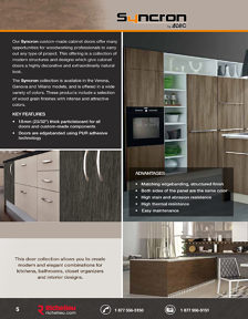 Richelieu Catalog Library - Syncron Cabinet Doors
 - page 2