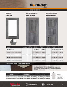 Richelieu Catalog Library - Syncron Cabinet Doors
 - page 4