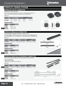 Richelieu Catalog Library - Screws and fasteners 
 - page 6