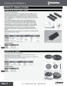 Richelieu Catalog Library - Screws and fasteners 
 - page 8