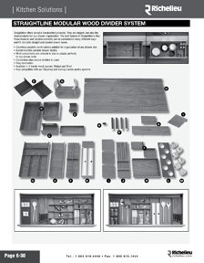 Richelieu Catalog Library - Kitchen Solutions - page 30