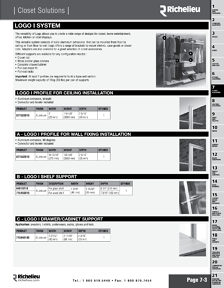 Richelieu Catalog Library - Closet Solutions - page 3